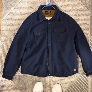 Jachs Navy Blue Men's Shirt Jacket